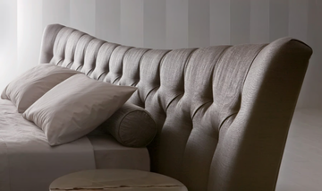 BUTTERFLY - Double bed with tufted headboard by OPERA CONTEMPORARY - view 3